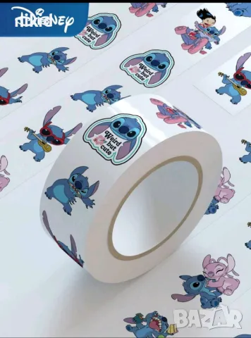 100 бр Стич Stitch и Нала малки самозалепващи лепенки стикери за ръчна изработка за подарък , снимка 2 - Други - 48951977