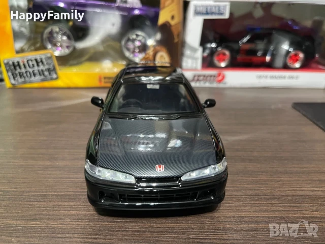 Мащабен модел Honda Integra Jada Toys 1995 Бързи и Яростни 1:24, снимка 2 - Колекции - 51148813