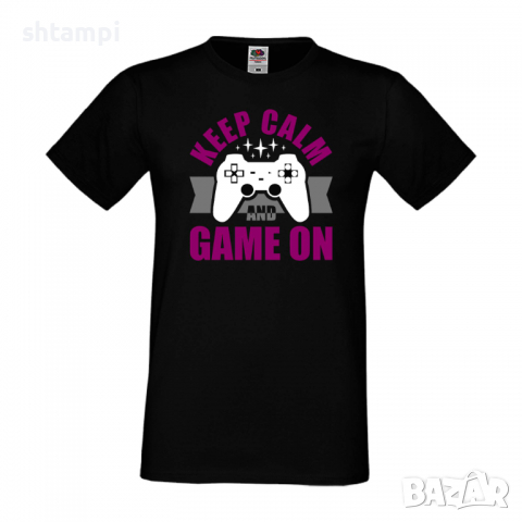 Мъжка тениска Keep Calm And Game On, снимка 9 - Тениски - 36193298