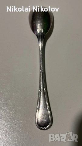 Сребърна лъжица, снимка 2 - Антикварни и старинни предмети - 52100938