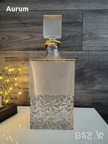 Bohemia Nicolette Decanter бутилка кристал , снимка 4 - Аксесоари за кухня - 53286679