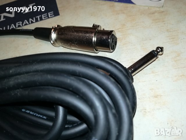 SHURE MIC CABLE-NEW 1706231700, снимка 4 - Микрофони - 41227255