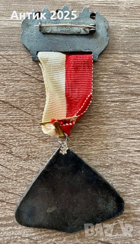 Винтидж австрийска туристическа значка „Vorchdorf 1973“ – Luis Trenker, Purkert Enns, снимка 2 - Колекции - 53679220