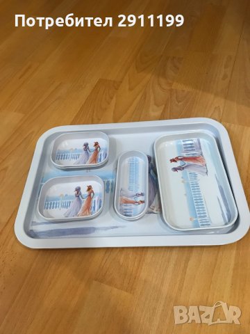 Комплект поднос и купички, снимка 8 - Прибори за хранене, готвене и сервиране - 38962363