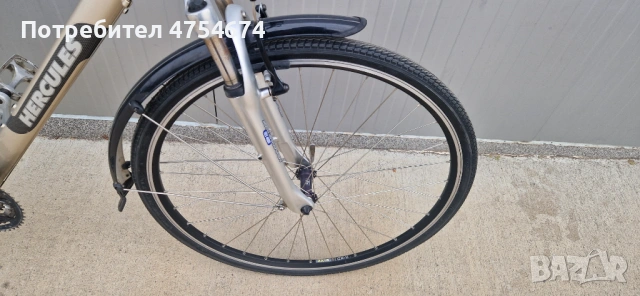 Алуминиев градски велосипед Hercules колело 28", снимка 7 - Велосипеди - 53870560
