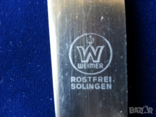 Solingen / Солинген оригинални посребрени прибори : 6 ножа и 5 вилици, тежки, солидни, снимка 5 - Други ценни предмети - 33821086
