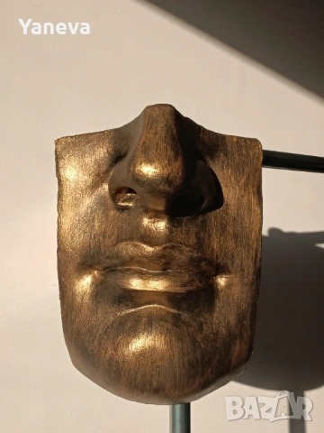 Авторска , абстрактна скулптура, изобразяваща стилизирано човешко лице. , снимка 4 - Статуетки - 53262880