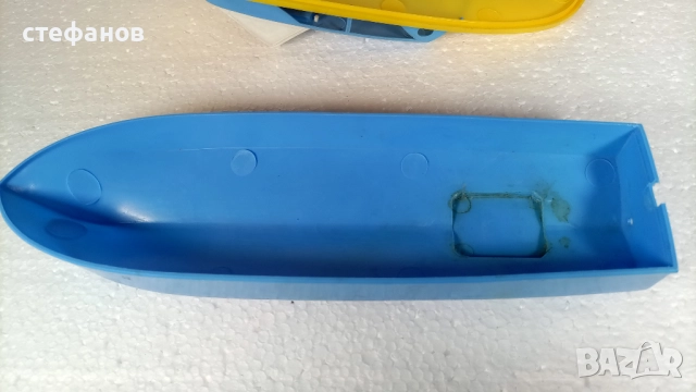 Ретро детски пластмасов катер, малък от едно време, снимка 6 - Колекции - 52639915