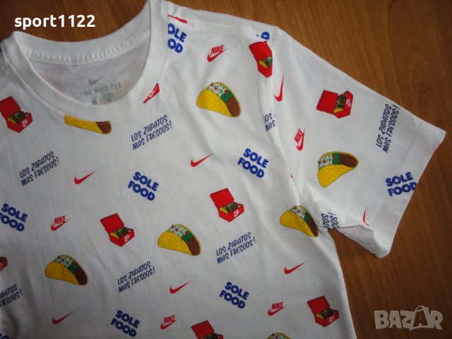 Nike Food Print/S/нова мъжка тениска, снимка 1 - Тениски - 41021882