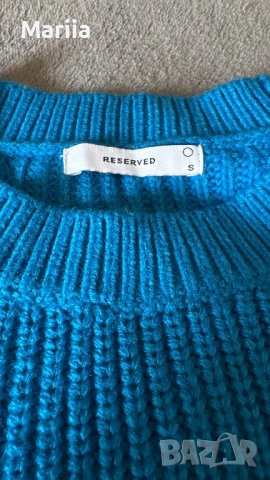 Дамски пуловер с буфан ръкави Reserved – размер S