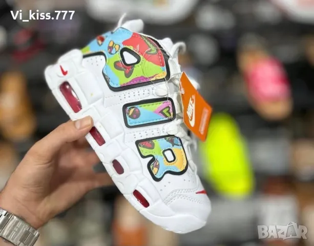 Нови обувки Nike air uptempo , снимка 9 - Кецове - 49605043