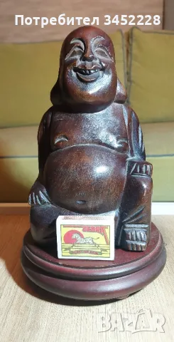 дърворезба фигура Буда за ценители , снимка 7 - Статуетки - 49800705