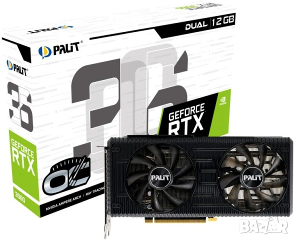 Видео карта Palit GeForce RTX 3060 Dual 12GB
