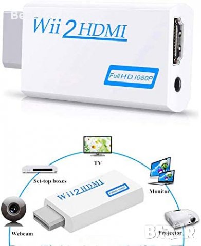 Wii към HDMI конвертор, снимка 4 - Аксесоари - 39643998