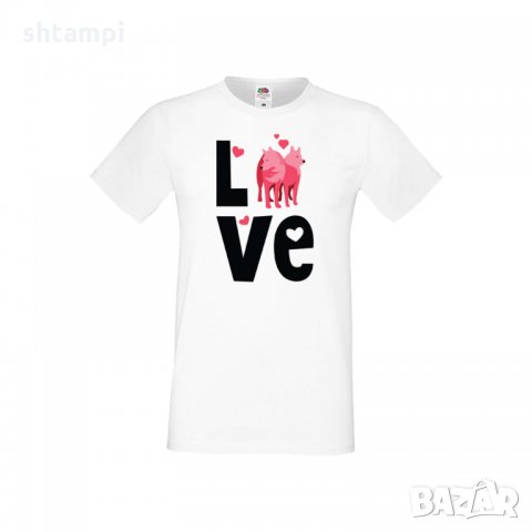 Мъжка тениска Свети Валентин Love Dogs, снимка 3 - Тениски - 35713493