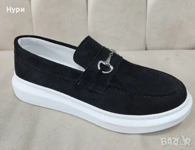 Мъжки официални черни обувки, снимка 1