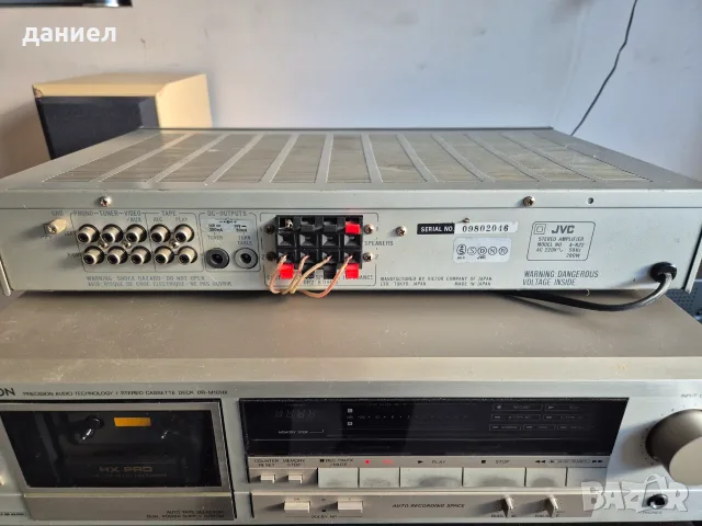 усилвател JVC A-K22 от 1983 г. - Made in Japan + подарък, снимка 3 - Ресийвъри, усилватели, смесителни пултове - 56294824