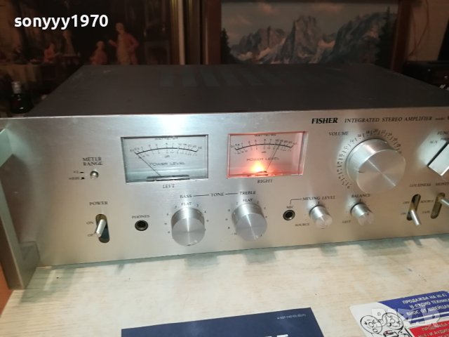 FISHER AMPLIFIER-MADE IN JAPAN 2006231628, снимка 5 - Ресийвъри, усилватели, смесителни пултове - 41288548