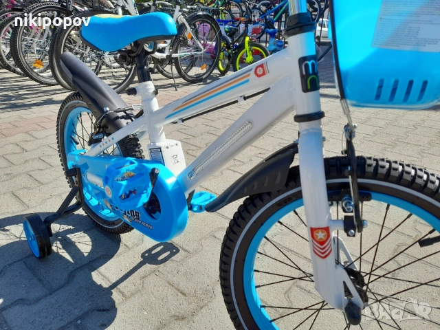 MONI Велосипед 16" 1690 син, снимка 6 - Велосипеди - 53759553