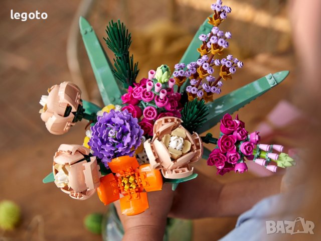 НОВО ЛЕГО 10280 Криейтър Експерт - Букет цветя LEGO 10280 Creator Expert - Flower Bouquet , снимка 2 - Конструктори - 40571325
