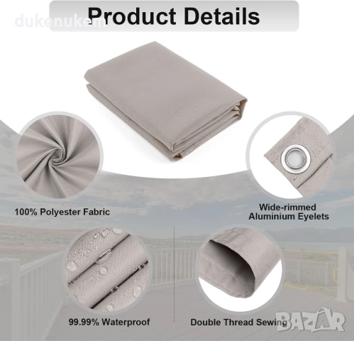 Балконска преграда/параван за 80x1000 см – водоустойчива, снимка 3 - Други стоки за дома - 53084261