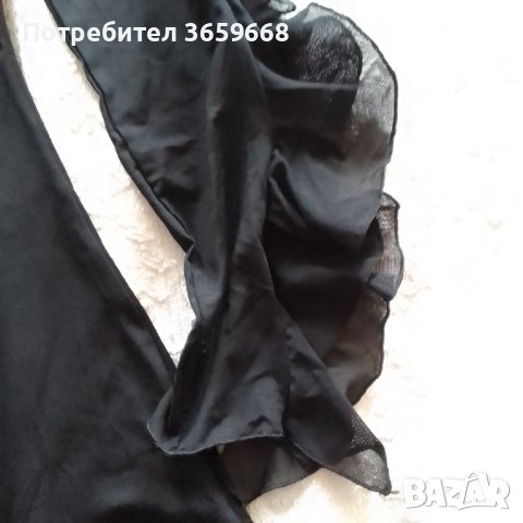  Mалка черна рокля/туника ,НОВА,размер М, снимка 15 - Рокли - 40570410