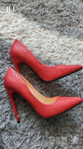 Обувки висок ток, снимка 3 - Дамски обувки на ток - 53734139