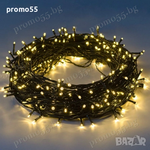 Коледна Светлинна Верига 50м с 250 Диода в Три Цвята Коледна Декорация, снимка 3 - Декорация за дома - 52324240