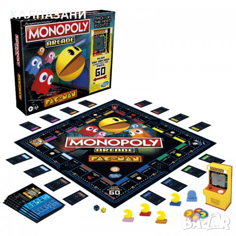MONOPOLY Тематична игра PAC MAN! E7030, снимка 3 - Игри и пъзели - 35959132