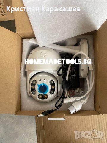 IP въртяща безжична камера 5MPX- 4+4LED, снимка 3 - IP камери - 40198719