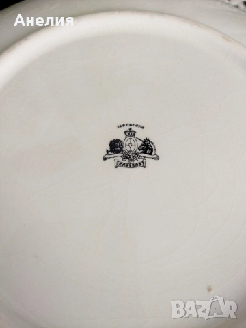 Леген с гланц и цветя керамика, снимка 5 - Други - 52327362