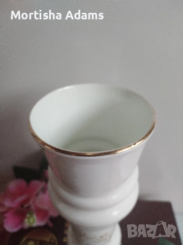 Видинска ваза- костен порцелан , снимка 3 - Вази - 52190311