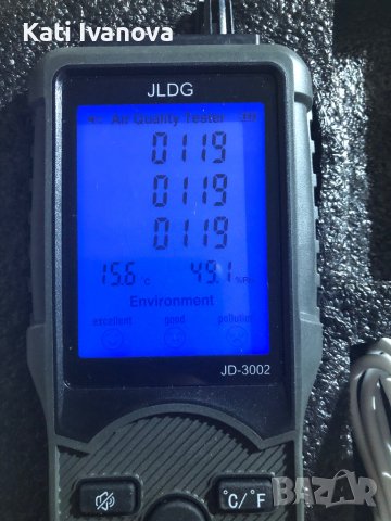 Монитор за качество на въздуха CO2 TVOC Детектор за температура и влажност Промишлено оборудване за , снимка 8 - Друга електроника - 44239844