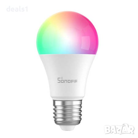 SONOFF B05-BL-A60 RGB Интелигентна LED WiFi Крушка, снимка 1 - Крушки - 41607675