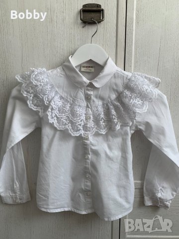 Рокля с бяла риза LC Waikiki 7-8 години, снимка 7 - Детски рокли и поли - 34241780