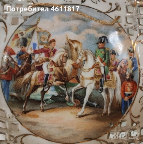 Декоративна чиния за стена , снимка 4 - Антикварни и старинни предмети - 53872104