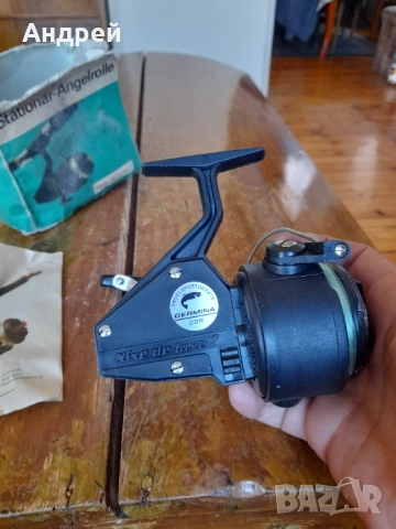 Стара риболовна макара Germina Nixe de Luxe 2, снимка 5 - Макари - 51433640