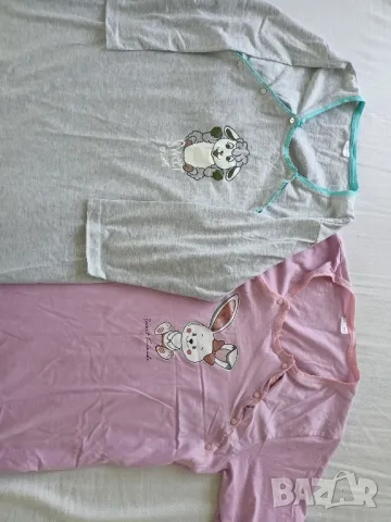 2 нощници за бременни и кърмене -ХL, снимка 3 - Дрехи за бременни - 48940469