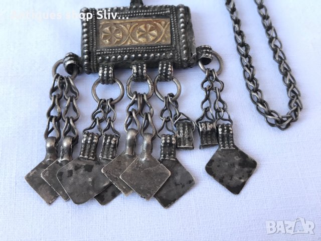 Автентичен сребърен накит/ муска №0609, снимка 4 - Антикварни и старинни предмети - 33907187