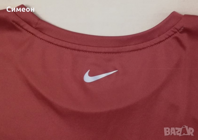 Nike DRI-FIT Miler Top оригинална блуза S Найк спорт фланелка фитнес, снимка 6 - Спортни екипи - 36072550