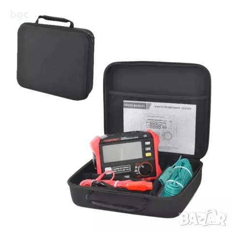 НОВ Цифров уред за измерване на земно съпротивление Мегаомметър Habotest HT2302 0 Ω - 4 kΩ 200 V, снимка 10 - Друга електроника - 49115749