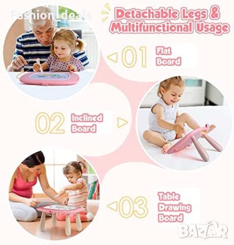 Нова Магнитна дъска за рисуване деца изтриваема подложка обучение, снимка 6 - Образователни игри - 40249207