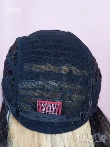 60 см Дълга леко къдрева перука омбре , снимка 8 - Аксесоари за коса - 52702754