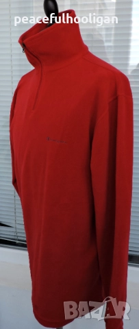 Champion мъжко червено поларено горнище с дълъг ръкав размер XL, снимка 10 - Блузи - 52323858