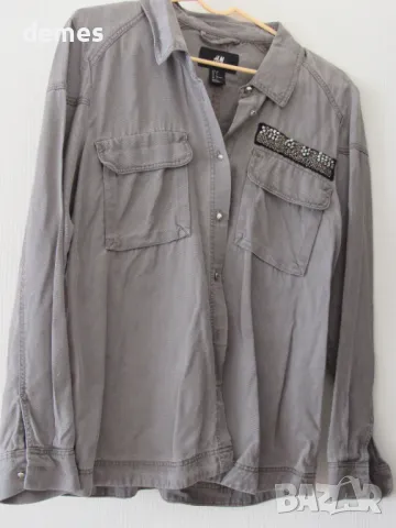 Дамска блуза цвят петрол Н&М размер 38