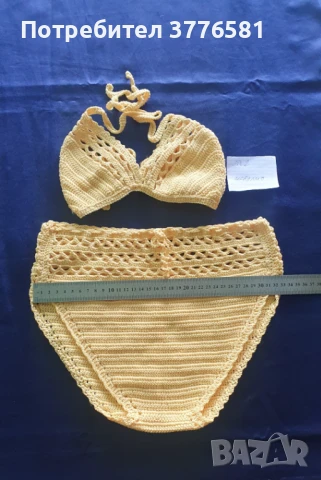 Ръчно плетени дамски бански костюми и бюстиета , снимка 5 - Бански костюми - 51354061