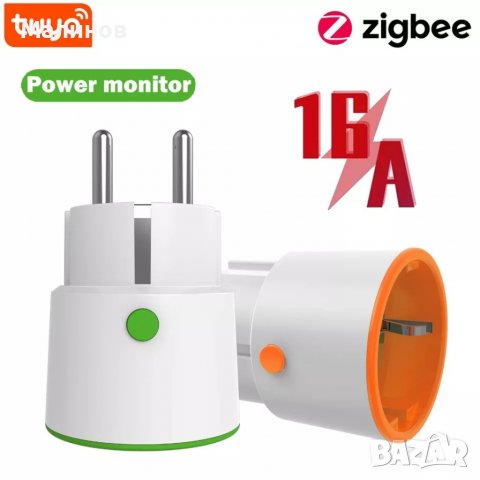 Компактен смарт контакт Zigbee Tuya Smartlife , снимка 4 - Друга електроника - 38913654
