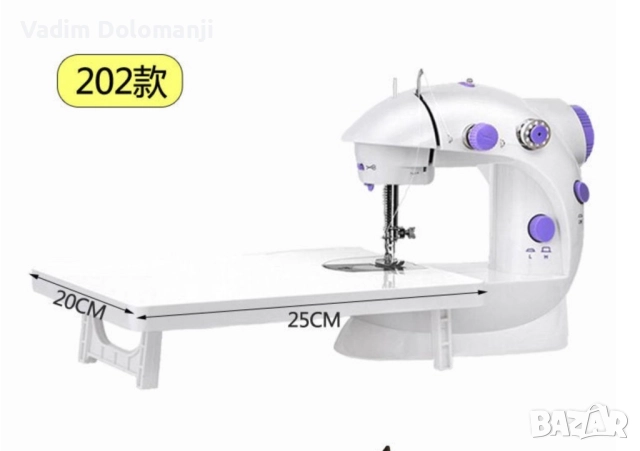 Мини шевна машина с масичка TV844B, снимка 2 - Шевни машини - 52424184