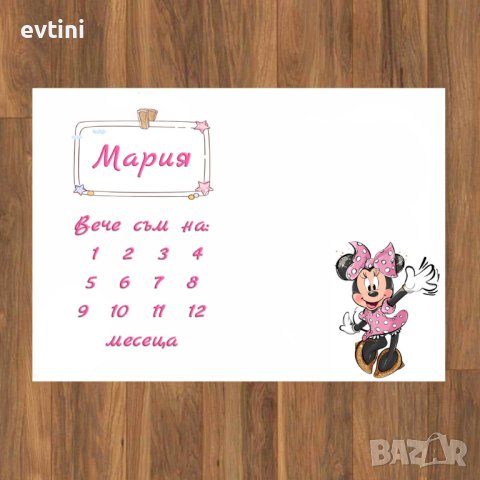 Платна за  месечинки Мини Маус, Лъвче, Джунгла, Мечо Пух, футбол и др., снимка 3 - Други - 42134876