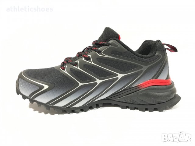 Юношески маратонки с водоотблъскваща материя в черно -214F3, снимка 2 - Детски маратонки - 40162997